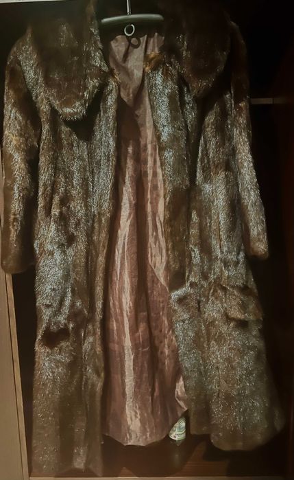 Eleganckie futro damskie z norki