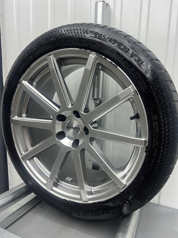 Alufelgi KOMPLET 19 cali 5x112 AEZ Audi Mercedes Skoda VW Seat Zimowe