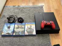 Konsola Ps4 + pad i 3 gry
