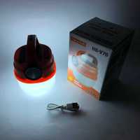 Подвесной фонарь LED с крючком для кемпинга, с солнечной панелью