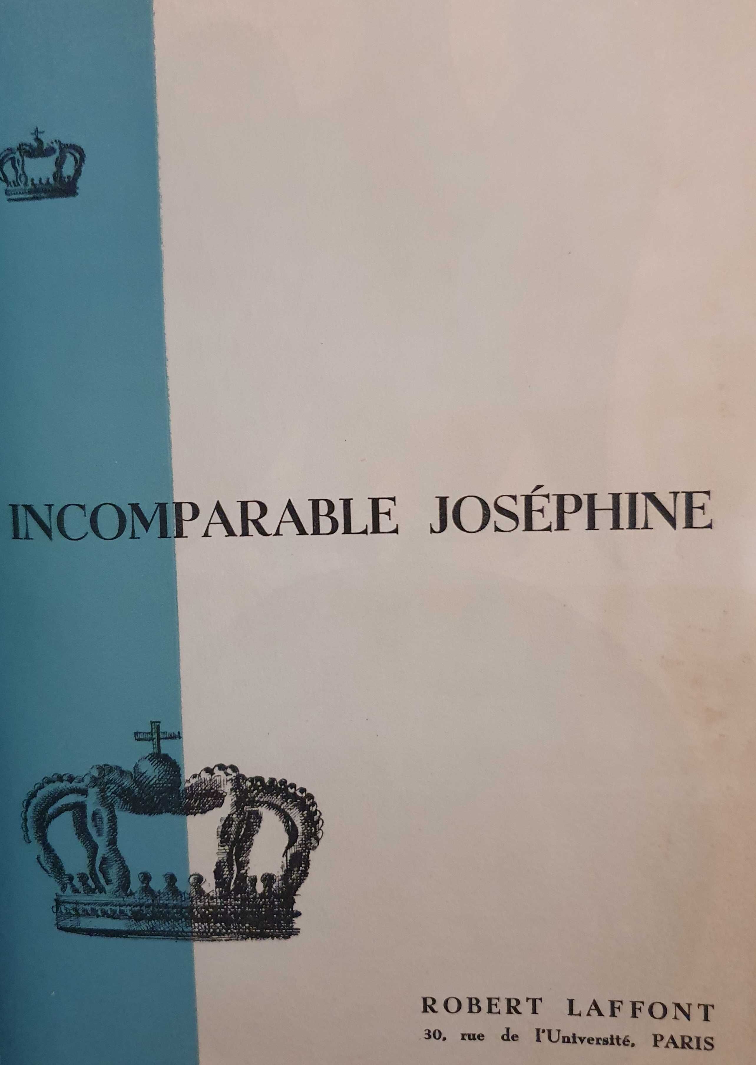 Livro Incomparable Joséphine (a 1ª mulher de Napoleão Bonaparte), 1955