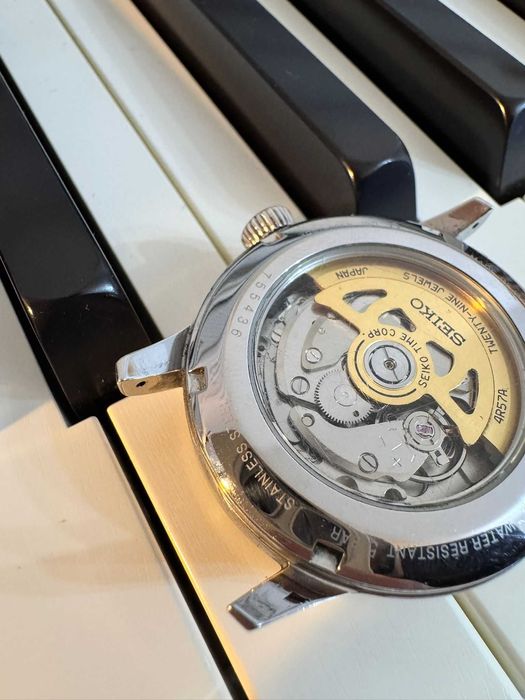 Seiko Presage Automatic Power Reserve 4R57A, nowy pasek, po serwisie