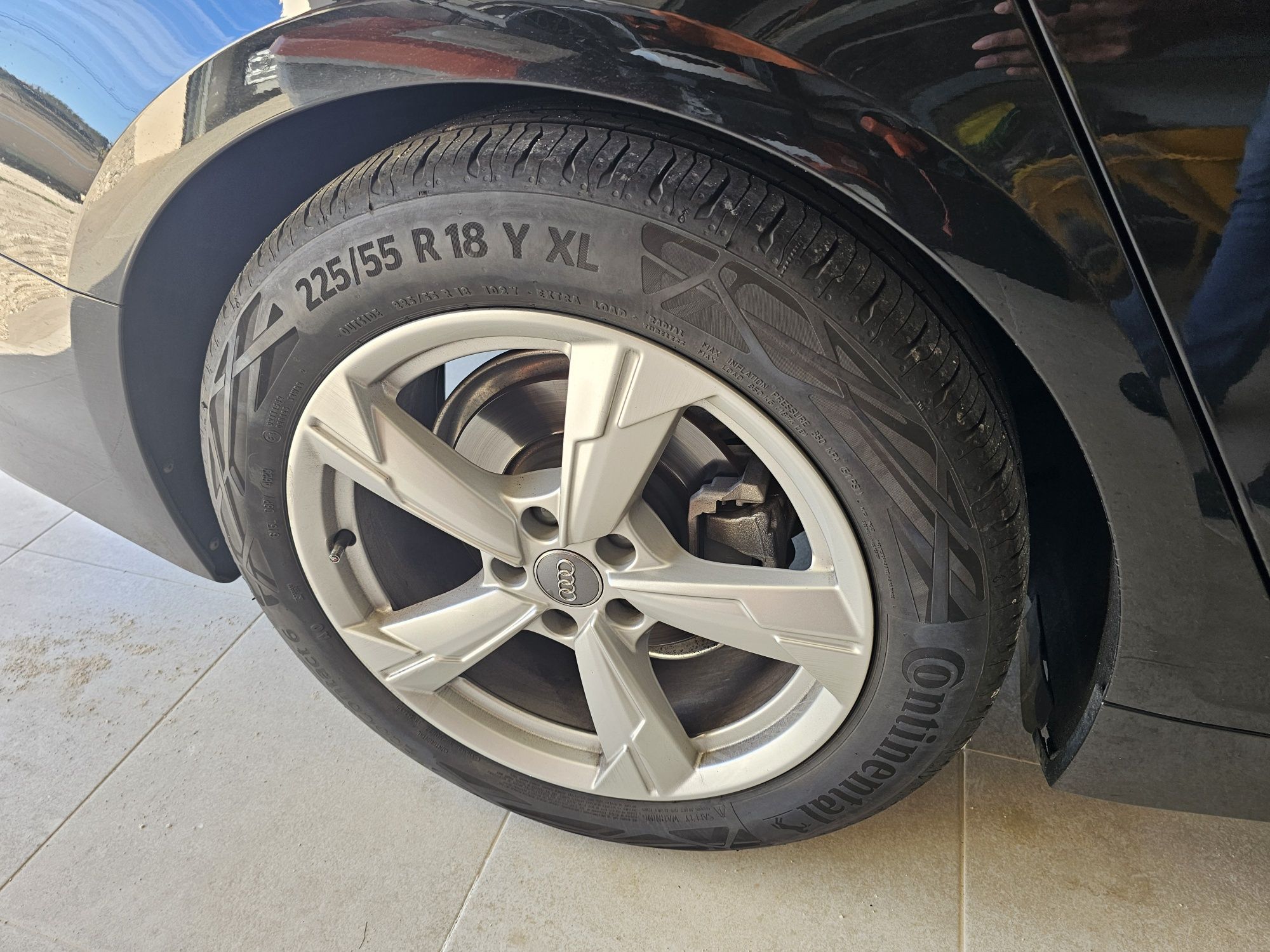 Jantes Audi  18 com pneus 225/55 Novos "5×112" 5x112