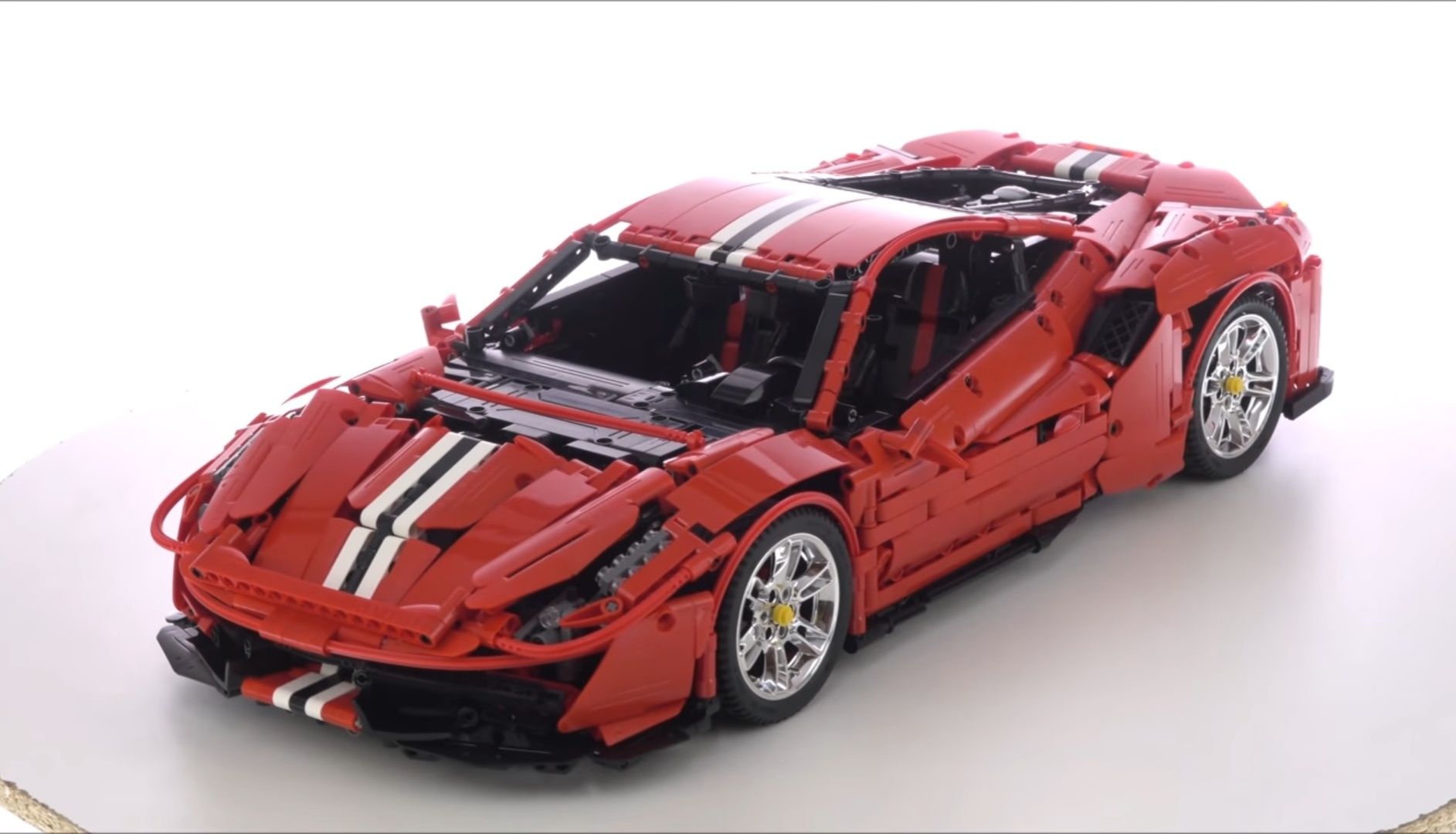 Nowe! Klocki technic Ferrari 488 Pista Cada 3187 elementów MOC C61042