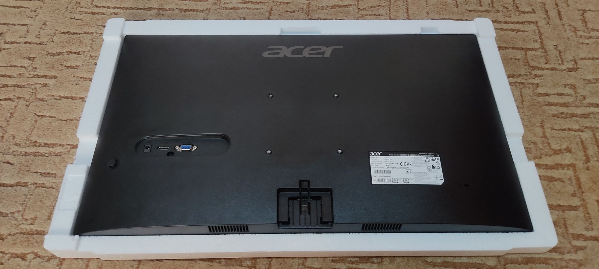 Монитор acer ek271ebi