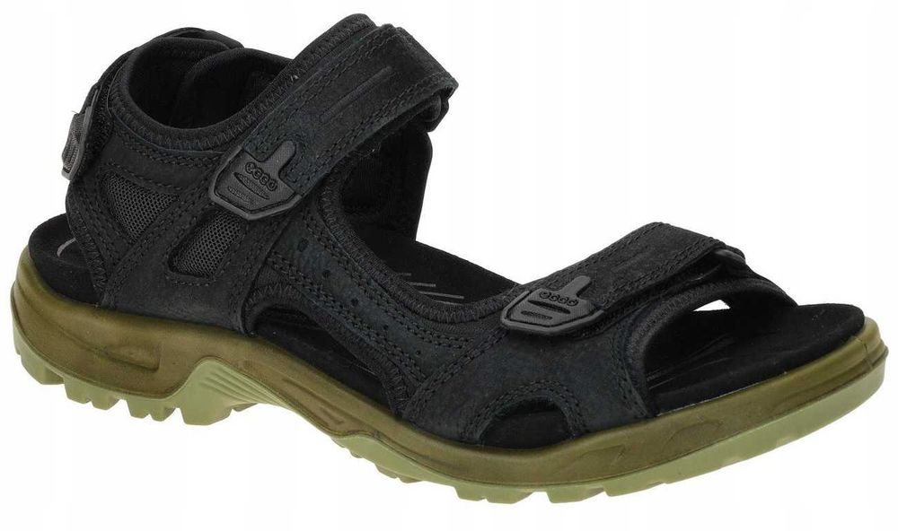 Sandały Męskie ECCO OFFROAD czarne nubukowe  46 EU  29,5 CM