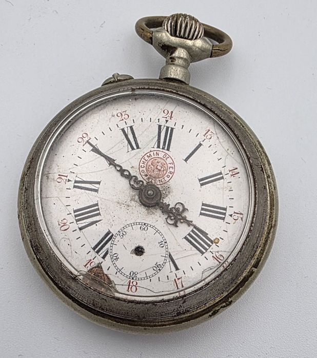 Zegarek kieszonkowy Roskopf Chemin de Fero stary sprawny