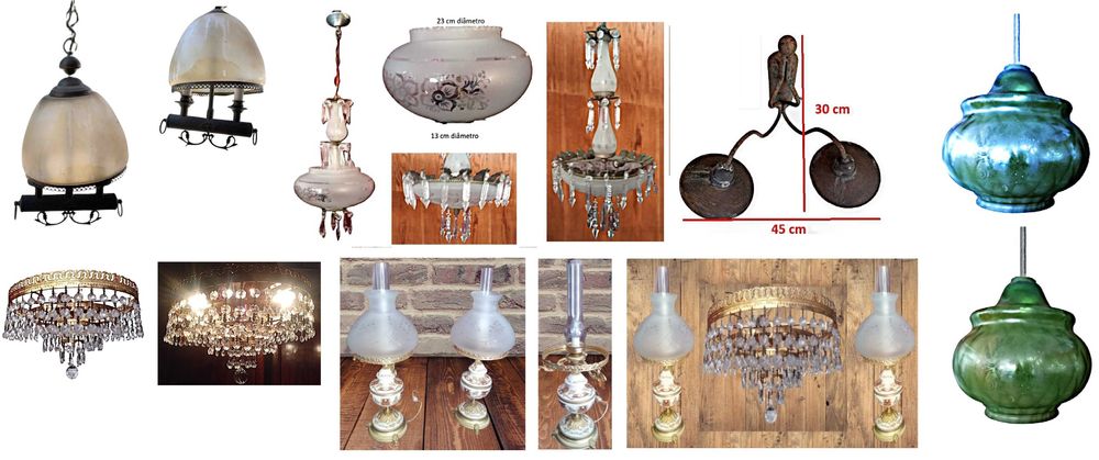 Candeeiro Antigos Séc. XIX-XX