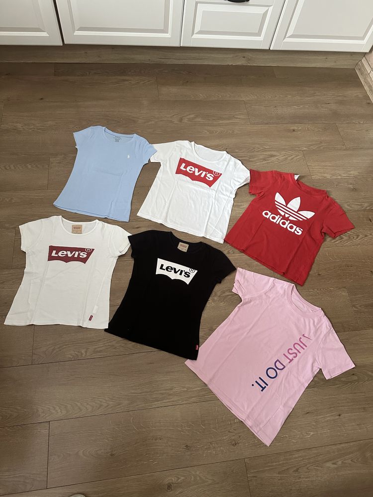 Koszulki , t- shirty levis, nike , adidas , polo , rozm 140