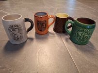 4 kufle do piwa ceramiczne ceramika vintage