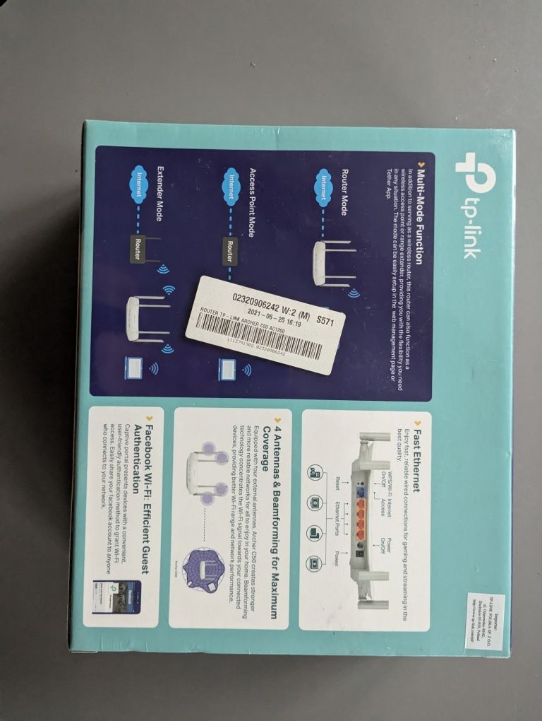 Router TP-LINK Archer C50 AC1200