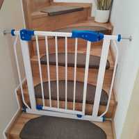 Barierka rozporowa bramka zabezpieczająca na schody dla dziecka dzieci