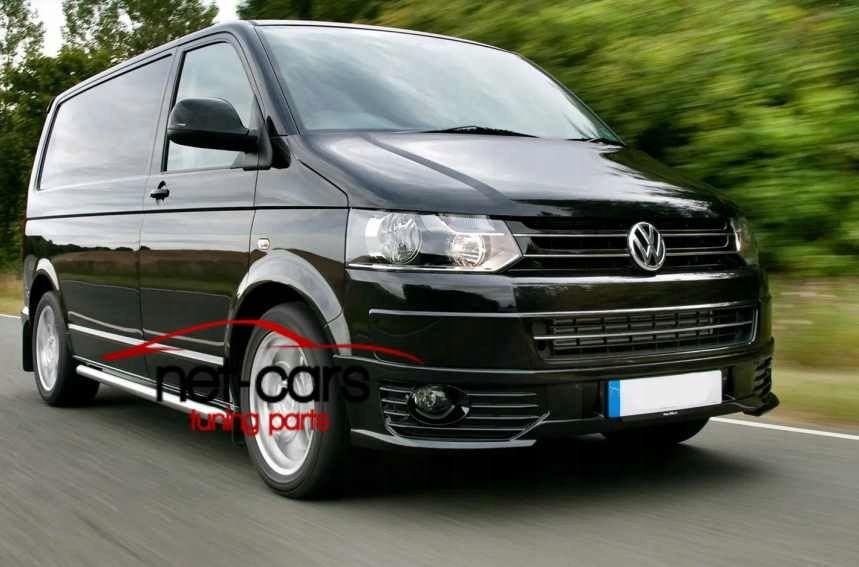 Spoiler dokładka zderzaka przód VW T5 GP 09-15 GTI R Line czarny
