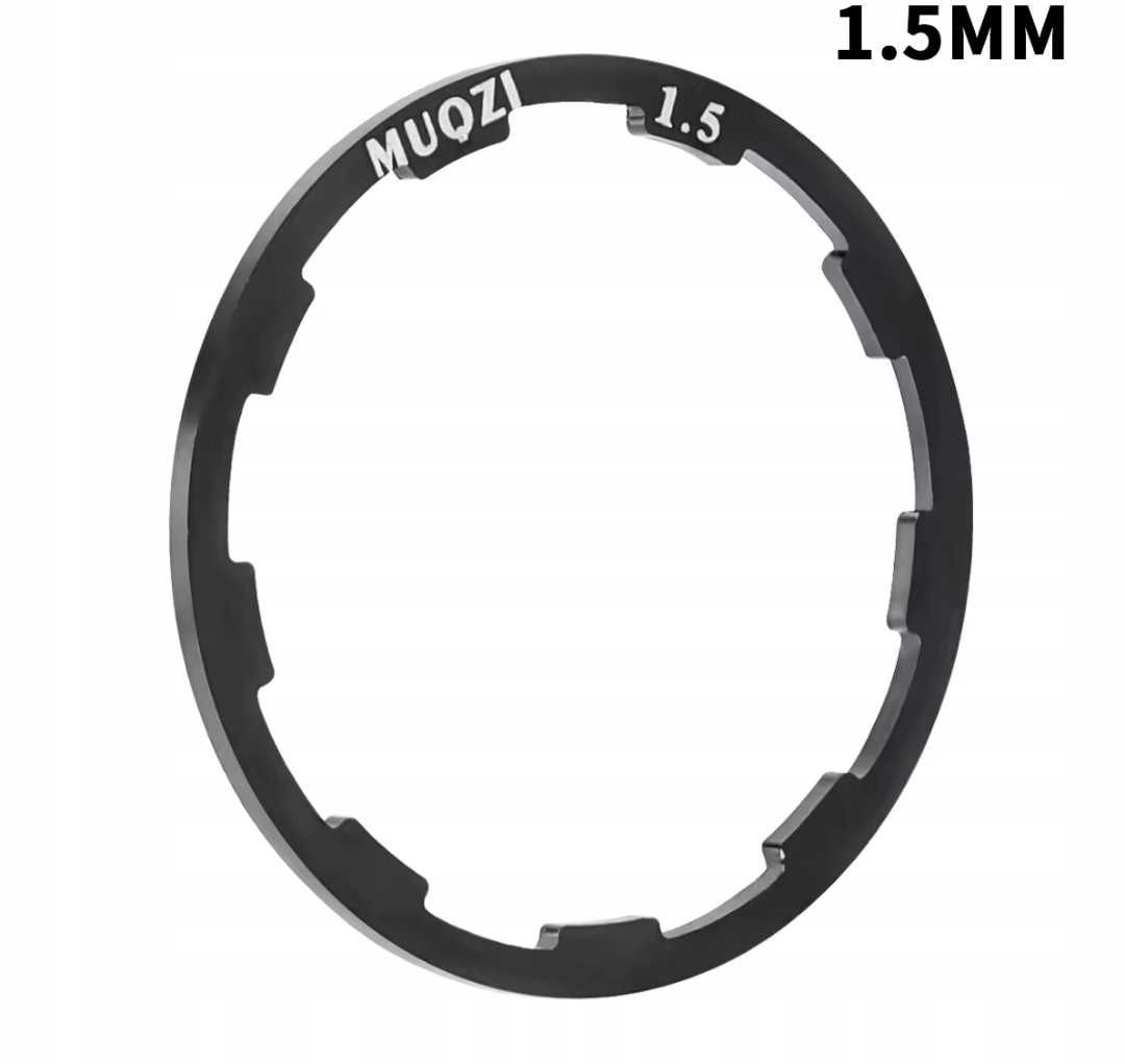 Podkładka dystansowa do kasety rowerowej 11 rz. 1,5 mm aluminiowa nowa