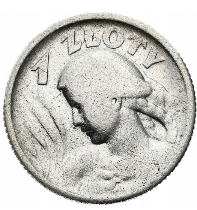 1zł 1924r Paryż ( Srebro)