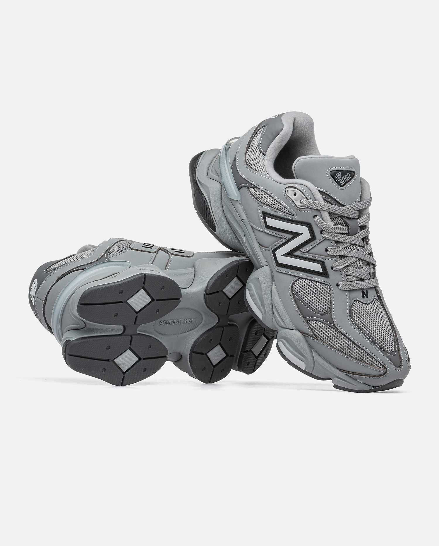 Мужские кроссовки New Balance 9060 Shadow Black Grey. Размеры 41-45