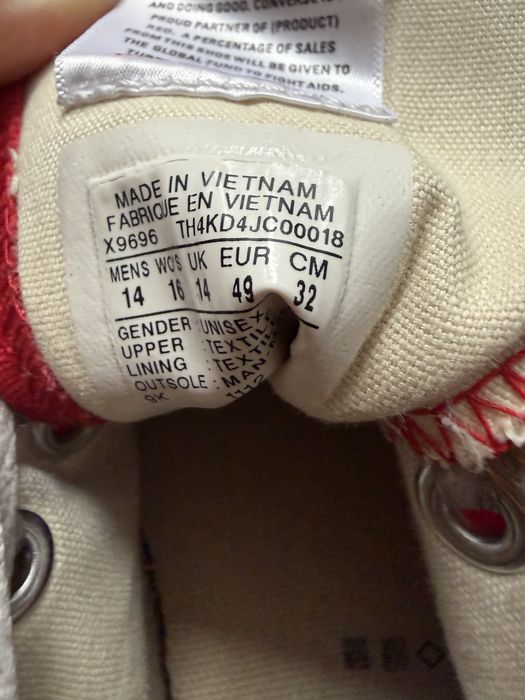 Tramki Converse roz 48