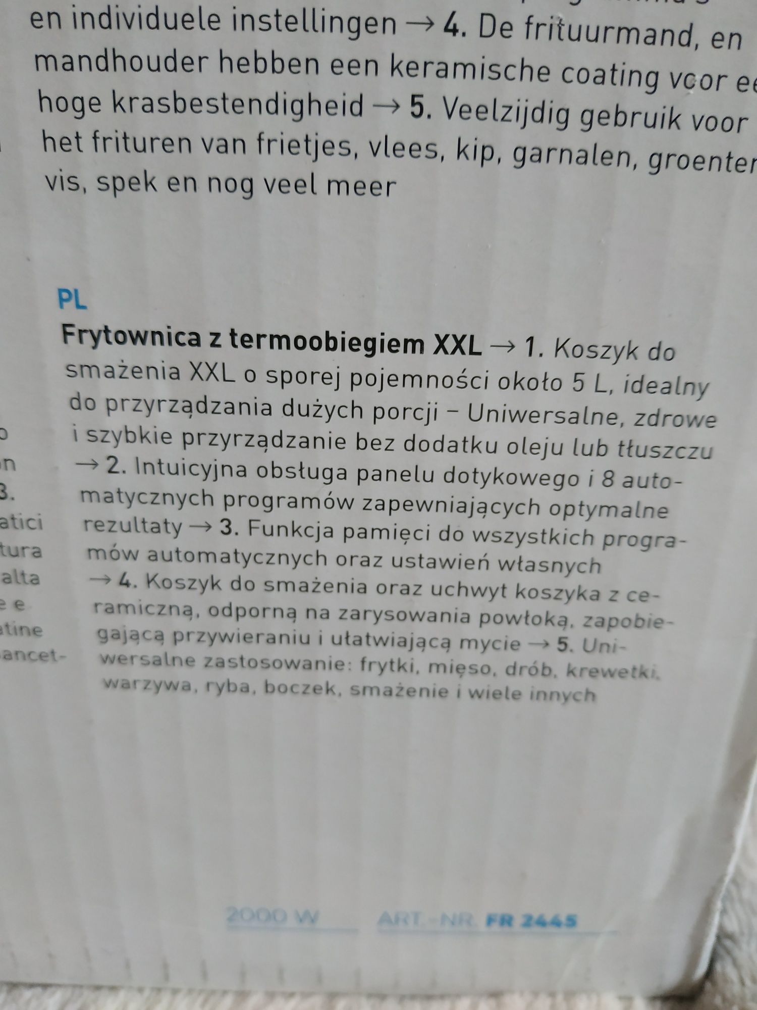 Frytkownica beztłuszowa Severin FR 2445 XXL