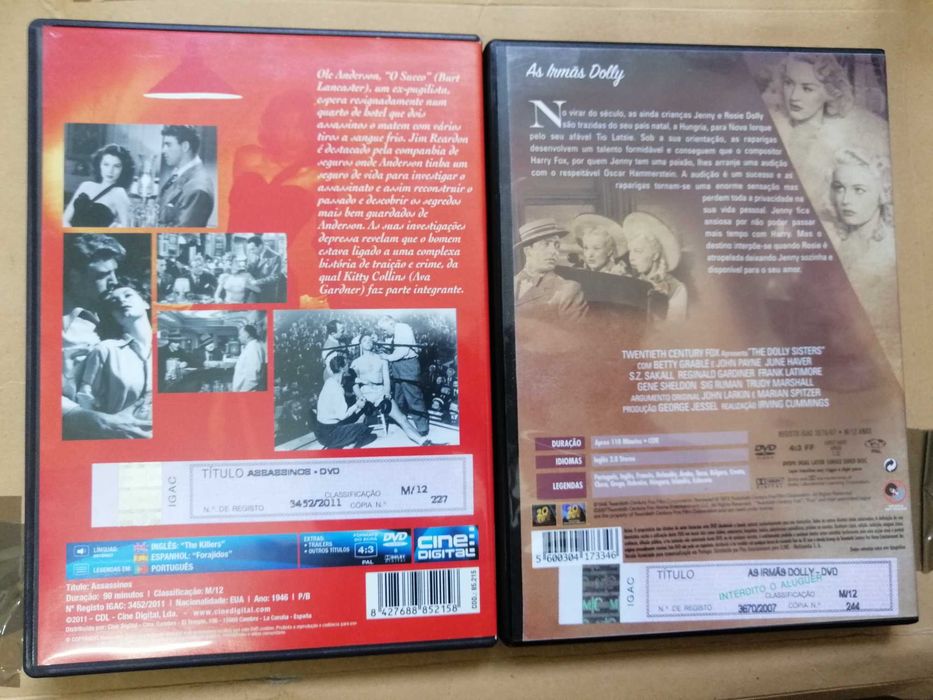 Assassinos Burt Lancaster Ava Gardner As irmas Dolly  Irving Cummings