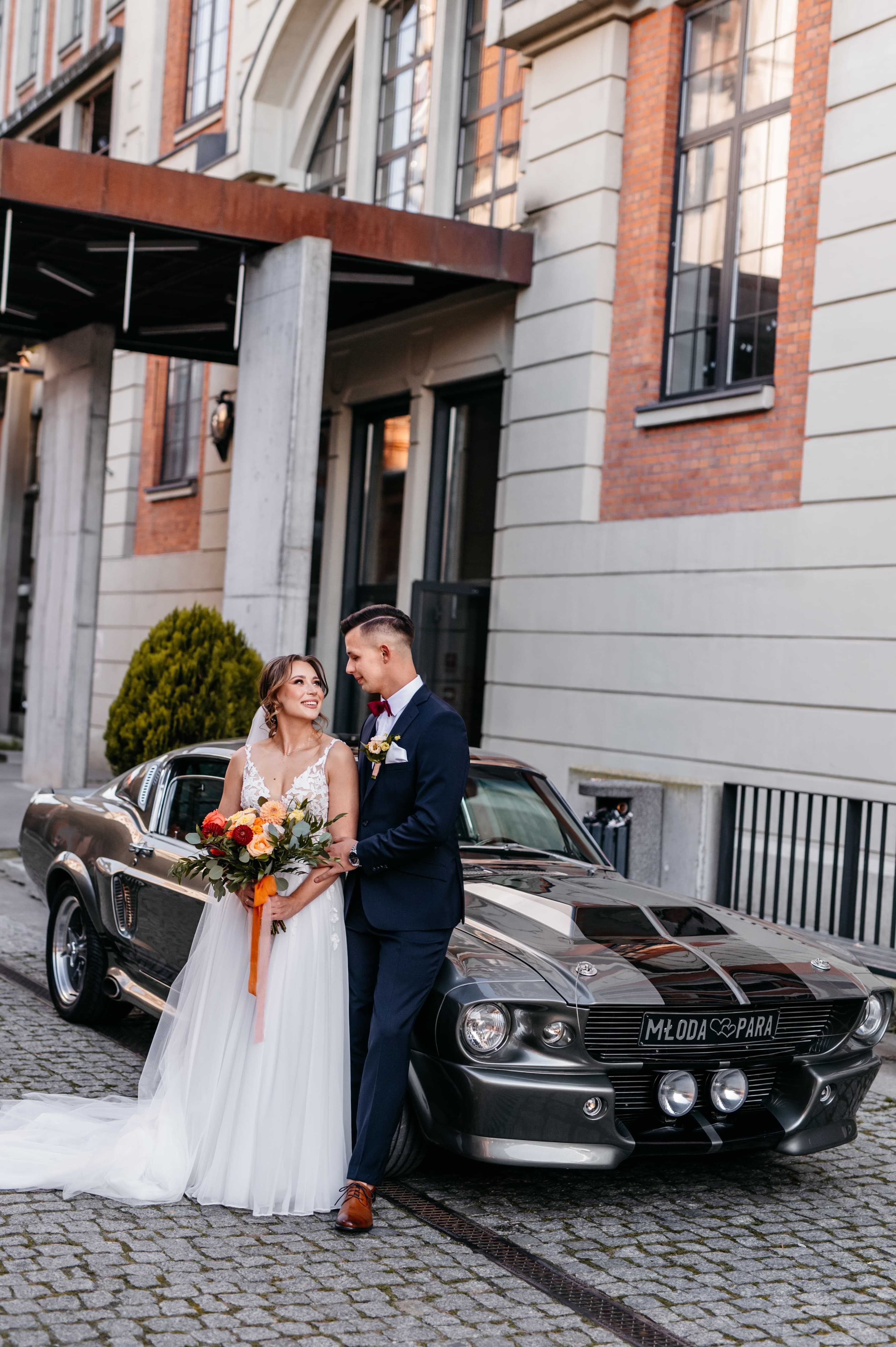 Wyjątkowy Mustang GT500 z 1967 stylizowany na Eleanor. Auto do ślubu.