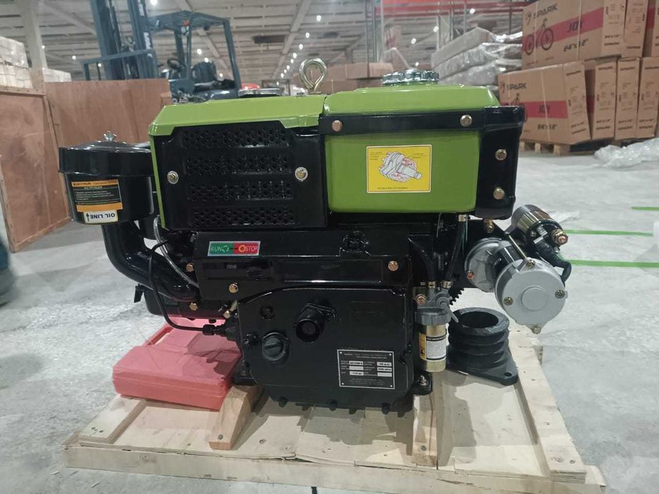 Двигун дизельний на мотоблок 8,10,12к.с з електростартером та без