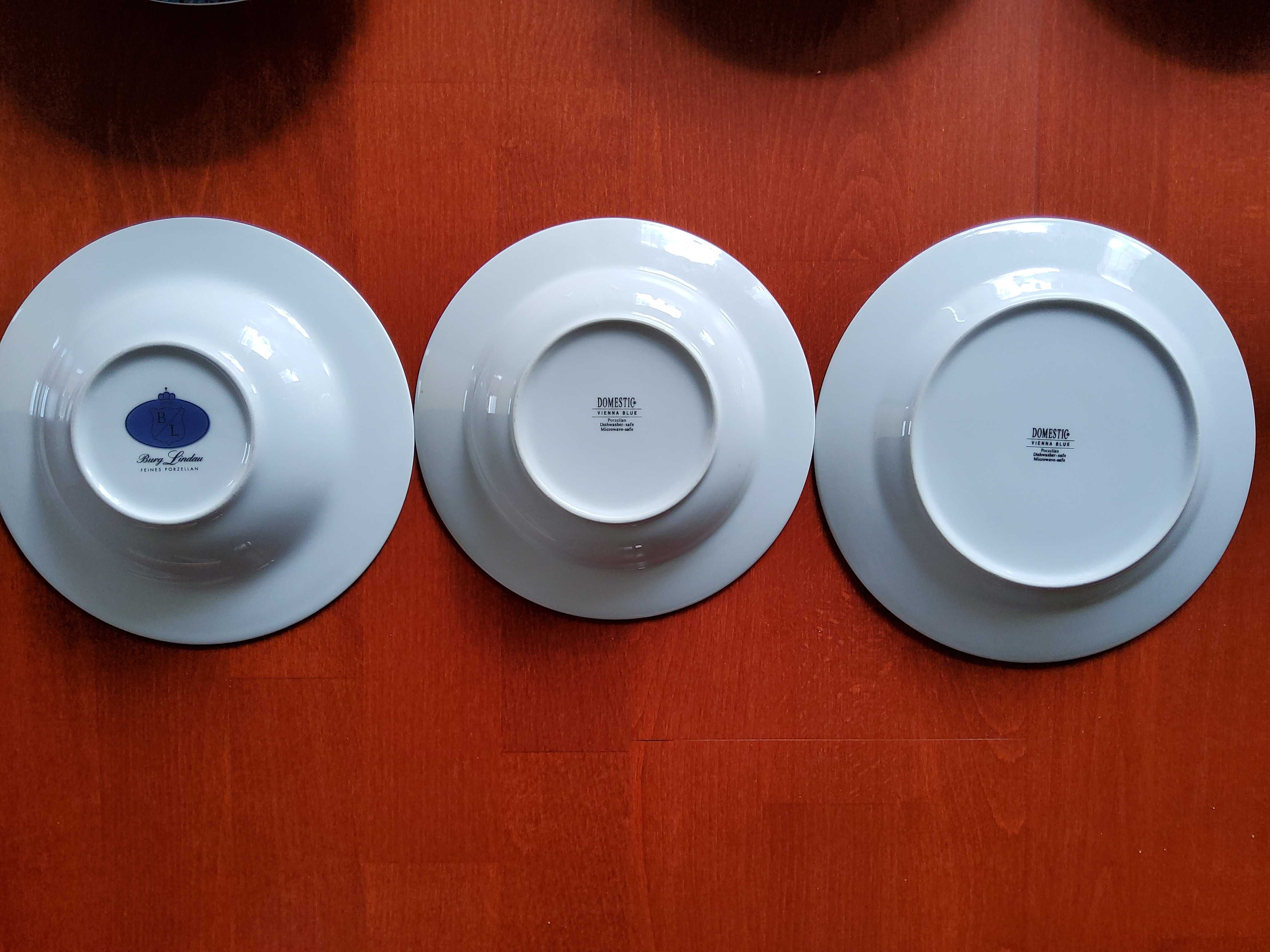 Zestaw 15 talerzy z porcelany ,,Burg Lindau "