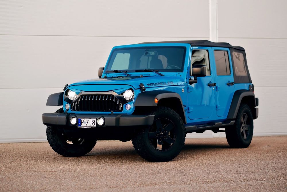 Jeep Wrangler Unlimited Sport 17r 3.6 V6 285KM ALPINE mały przebieg zadbany