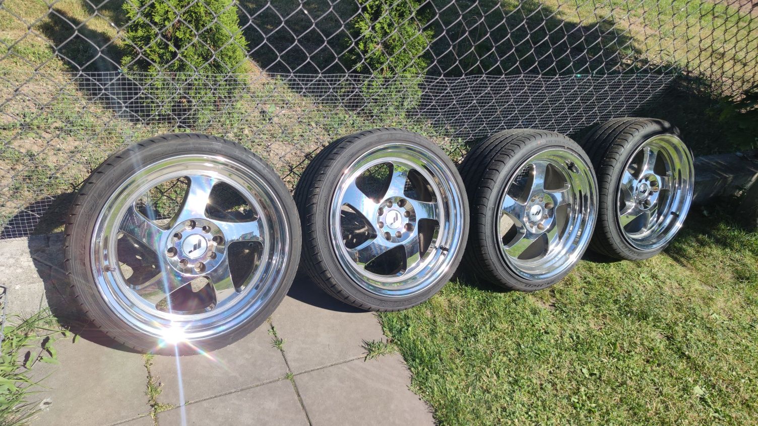 Felgi 17' JR15 chrome 8j i 9j