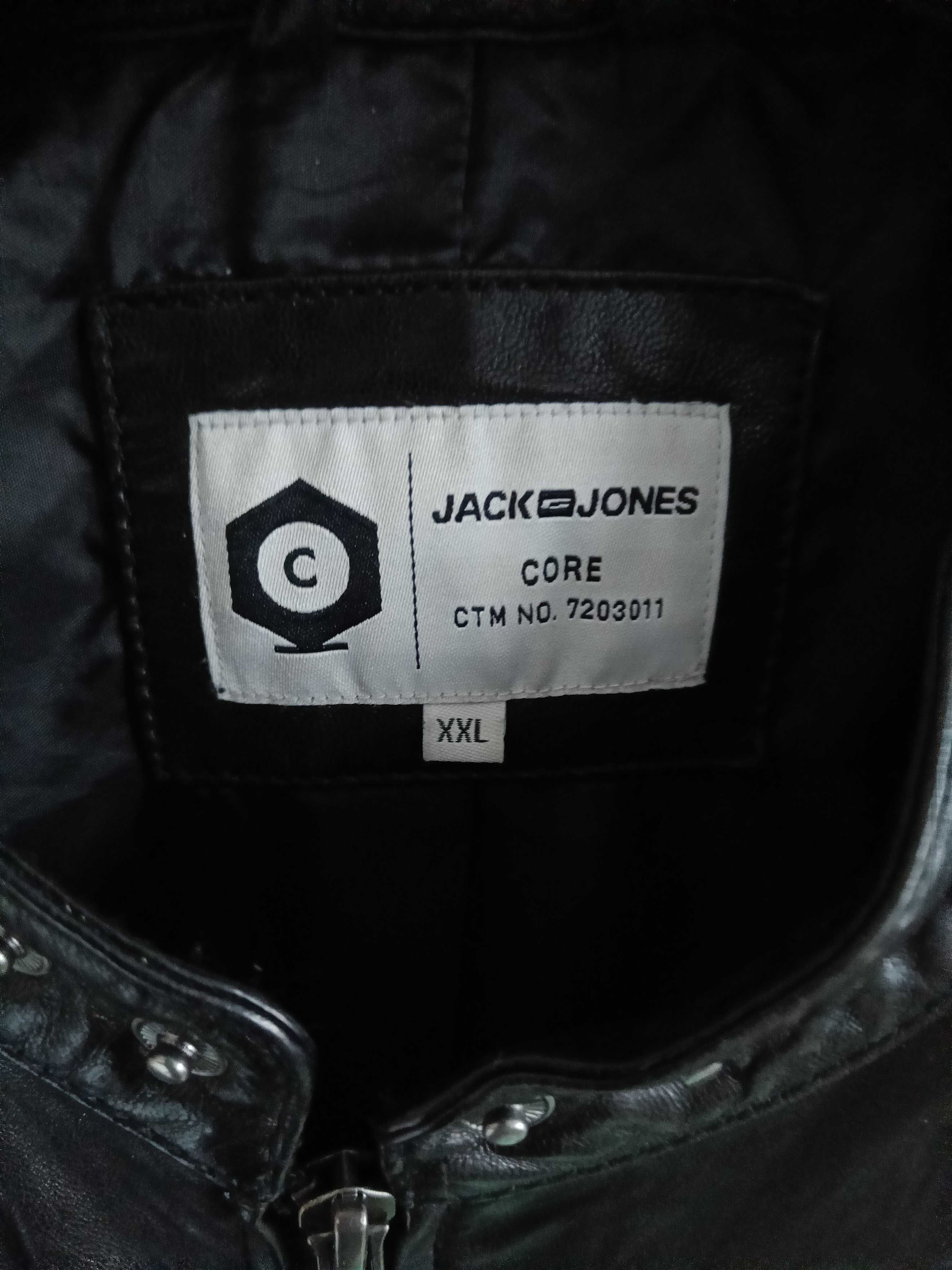 Kurtka skórzana męska Jack&Jones XXL