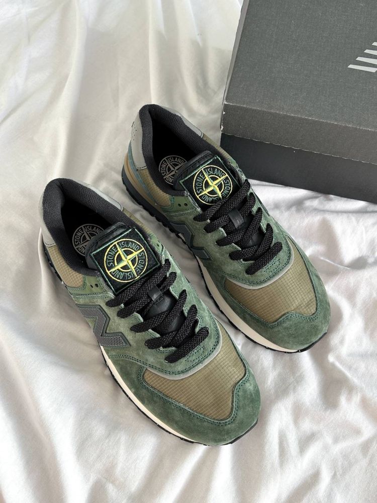 36-45, New Balance 574 Legacy "Stone Island Dark Green", НБ 574 стонік