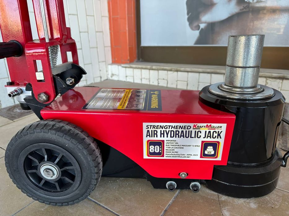 Macaco pneumático 80tn