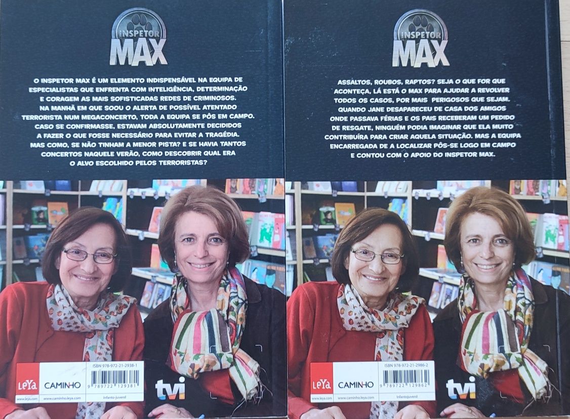 Livros da coleção "Inspetor Max"