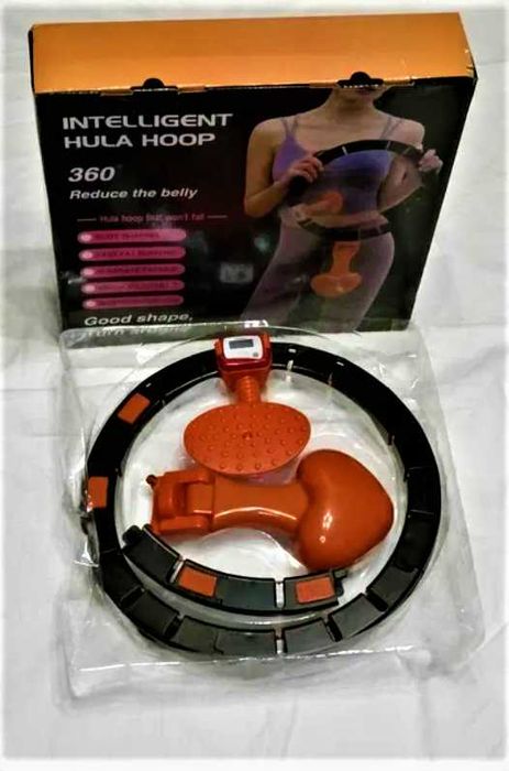 Hula-Hop z OBCIĄŻENIEM Odchudzające z Licznikiem Lcd