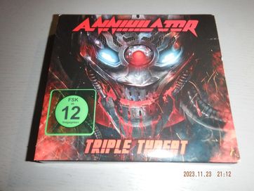 ANNIHILATOR - Triple threat   2 CD + DVD  digipack  LTD