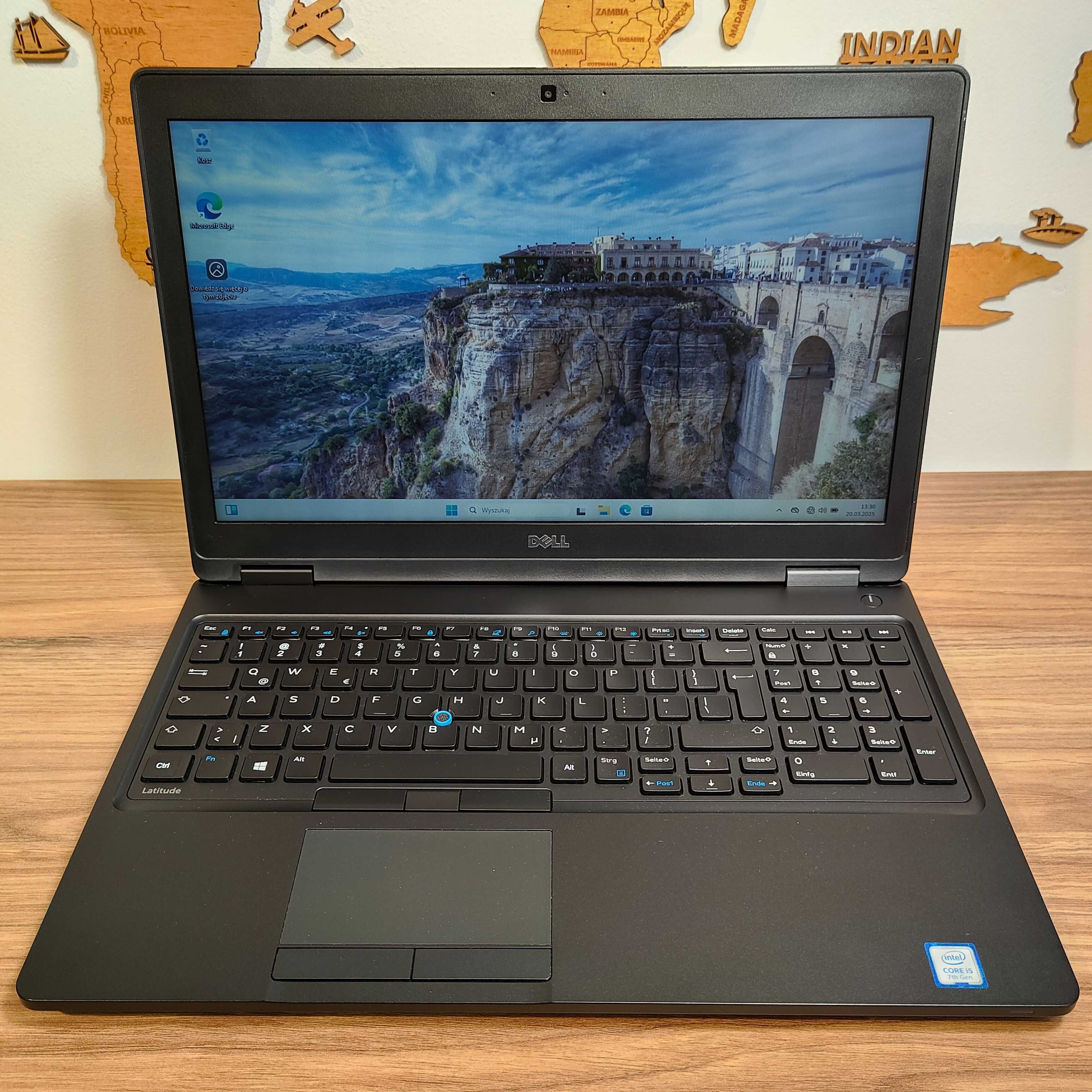 Dell Latitude 5580 i5-7440HQ 16GB 256GB SSD 15.6" HD Gwar FV