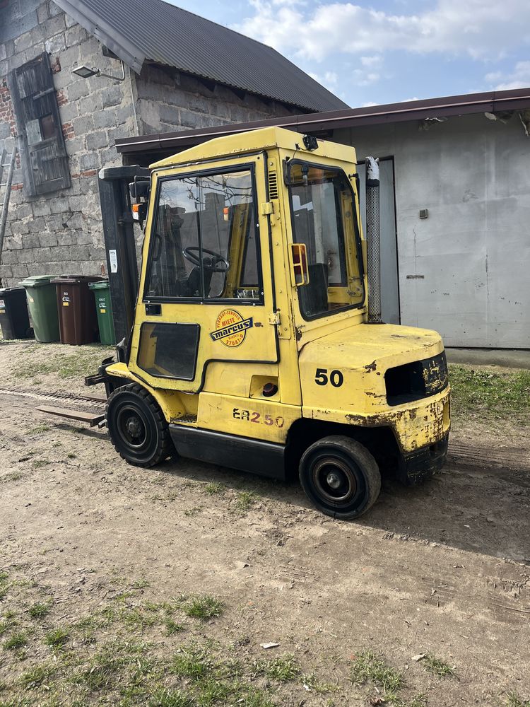 Wózek widłowy, widlak Hyster H2.50 Diesel Isuzu ! Udźwig 2.5T, przesuw