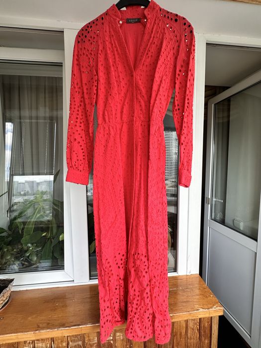 Червона сукня з прошви Gepur розмір S