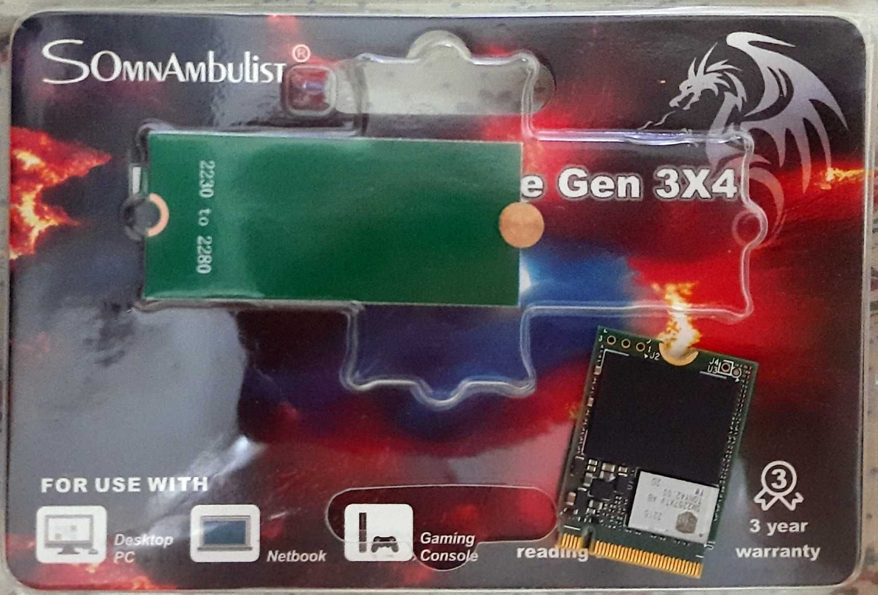 2230 SSD M2 NVME 256ГБ 2230 Твердотільний жорсткий диск SomnAmbulist