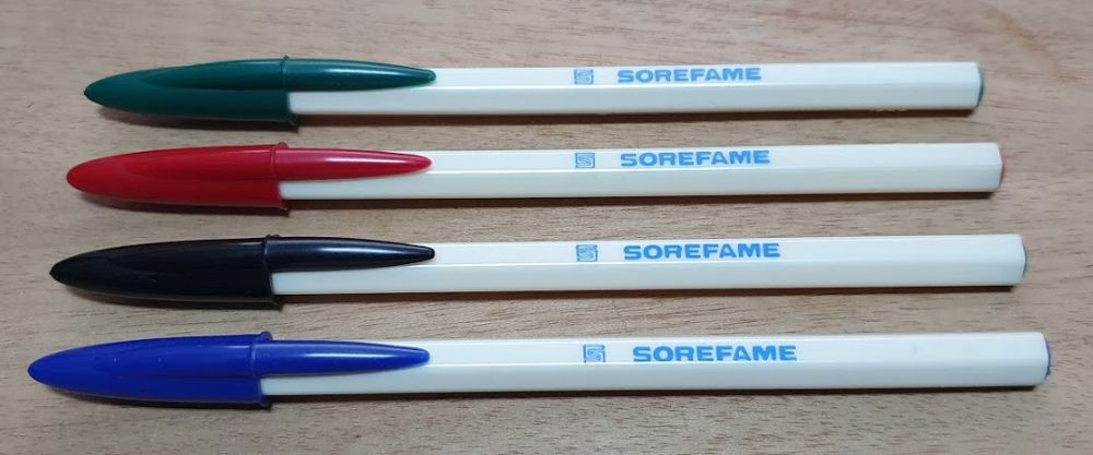 Caneta BIC com logo SOREFAME