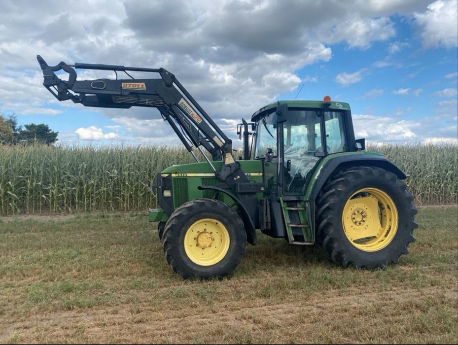 John deere 6510 z ładowaczem.