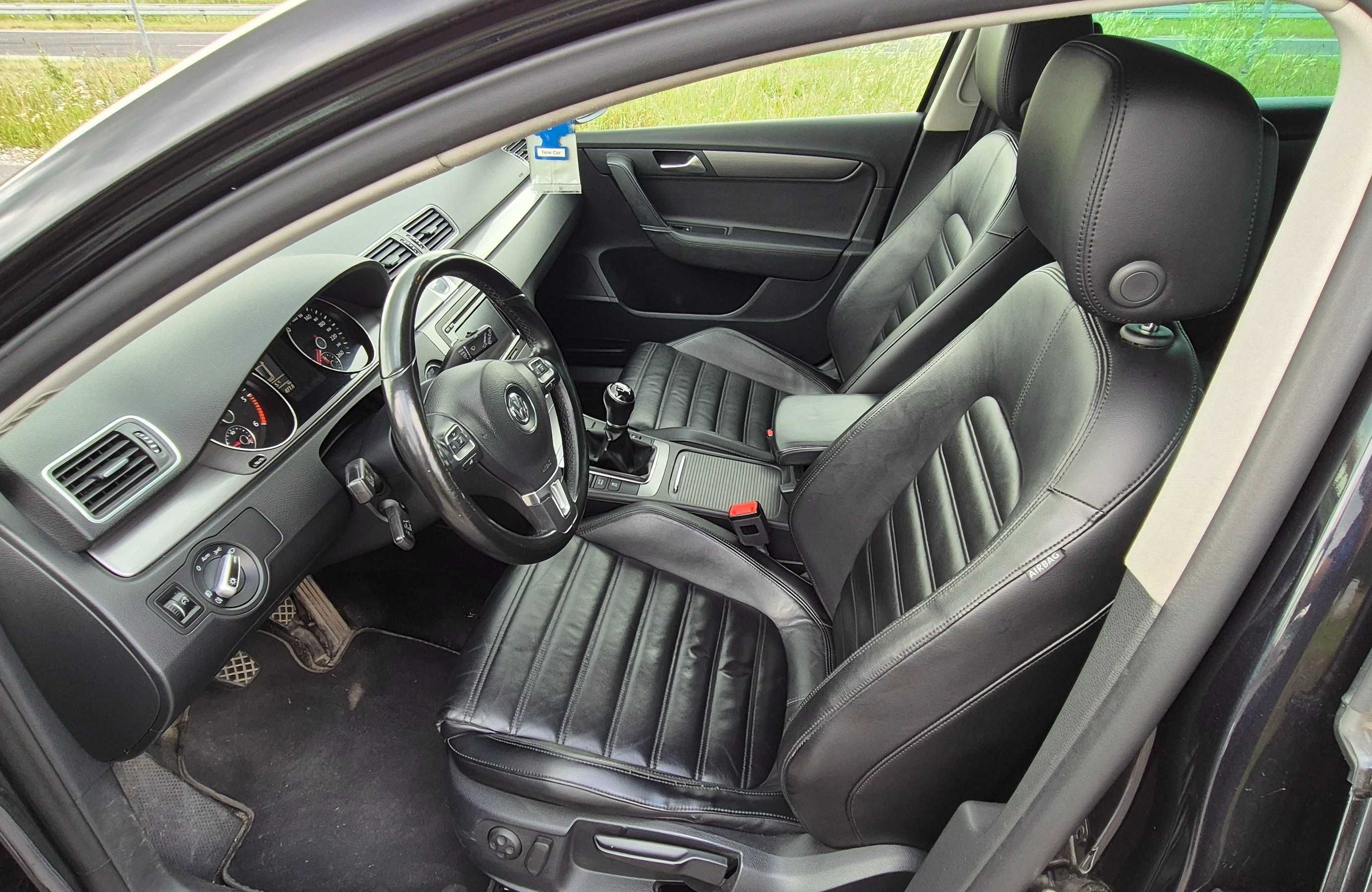 VW Passat B7 2.0 TDI Bi-Xenon LED Skóra Kamera Webasto 1 właściciel