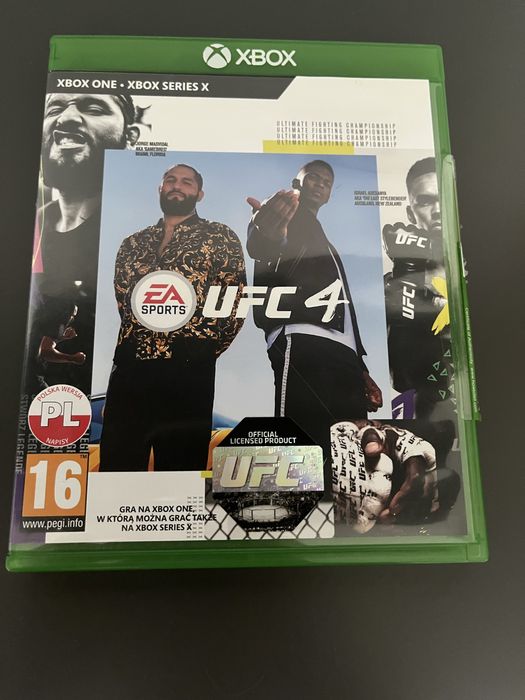 Gra UFC 4 na xbox