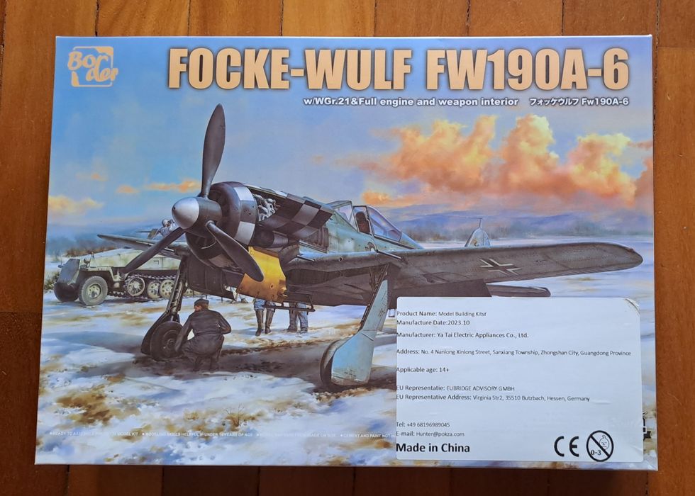 Kit modelismo FW190A-6 escala 1/35