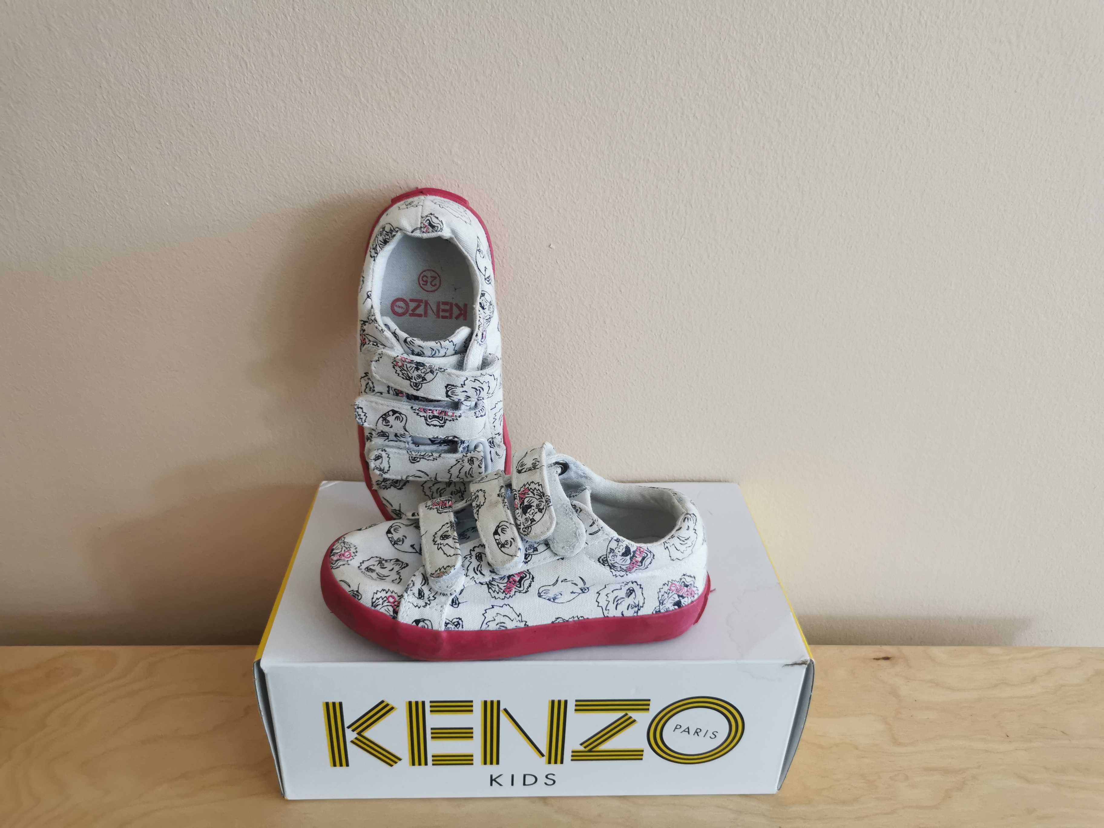 Nowe buty Kenzo 25 Girls Tiger Print Trainers