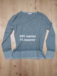 Sweter merino kaszmir L/XL