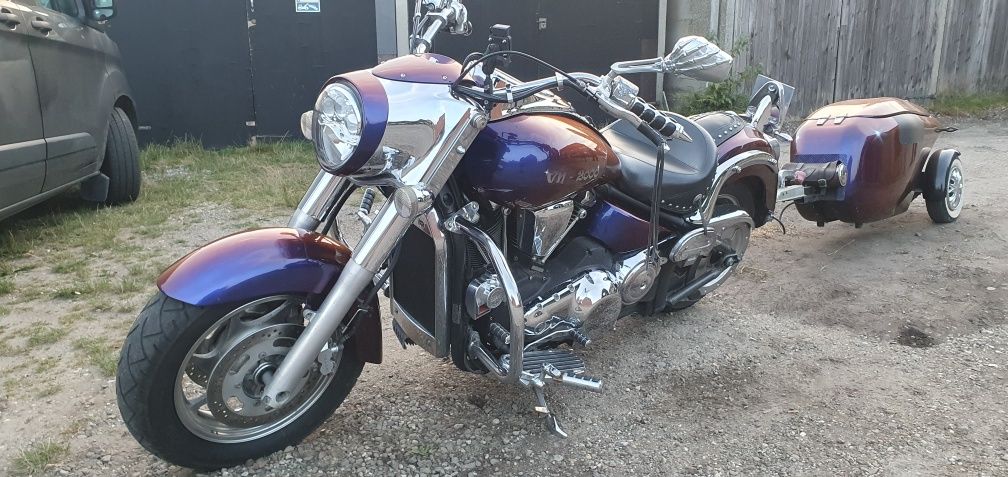 Kawasaki VULCAN VN2000 z przyczepą