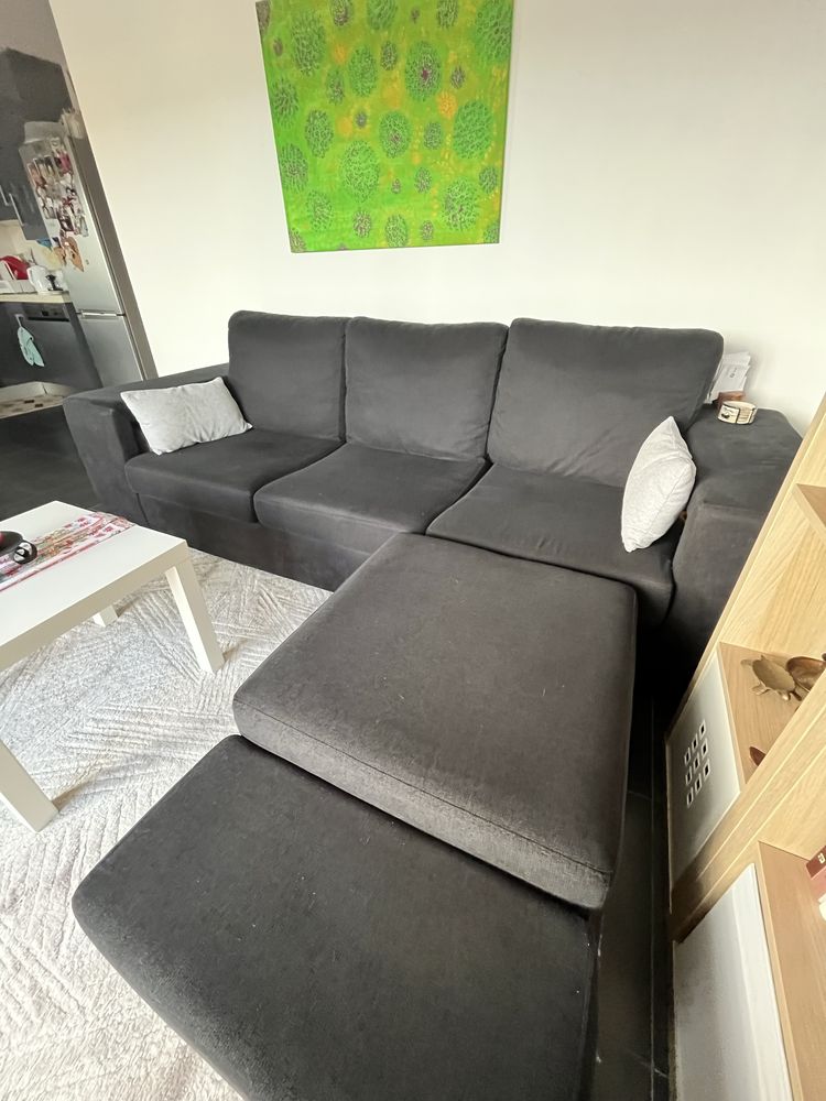 Sofa com modulo chaise longue 3 lugares