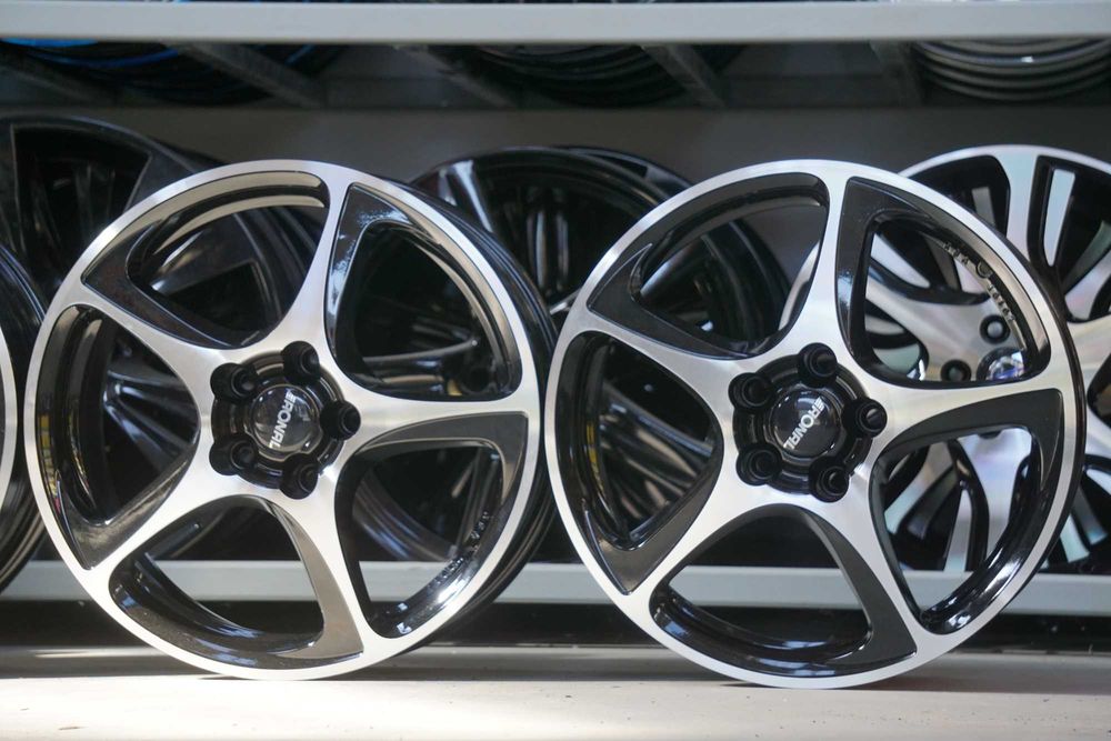 Alufelgi Ronal Germany 5x120 8Jx18 et45 cb82mm czarny i cnc