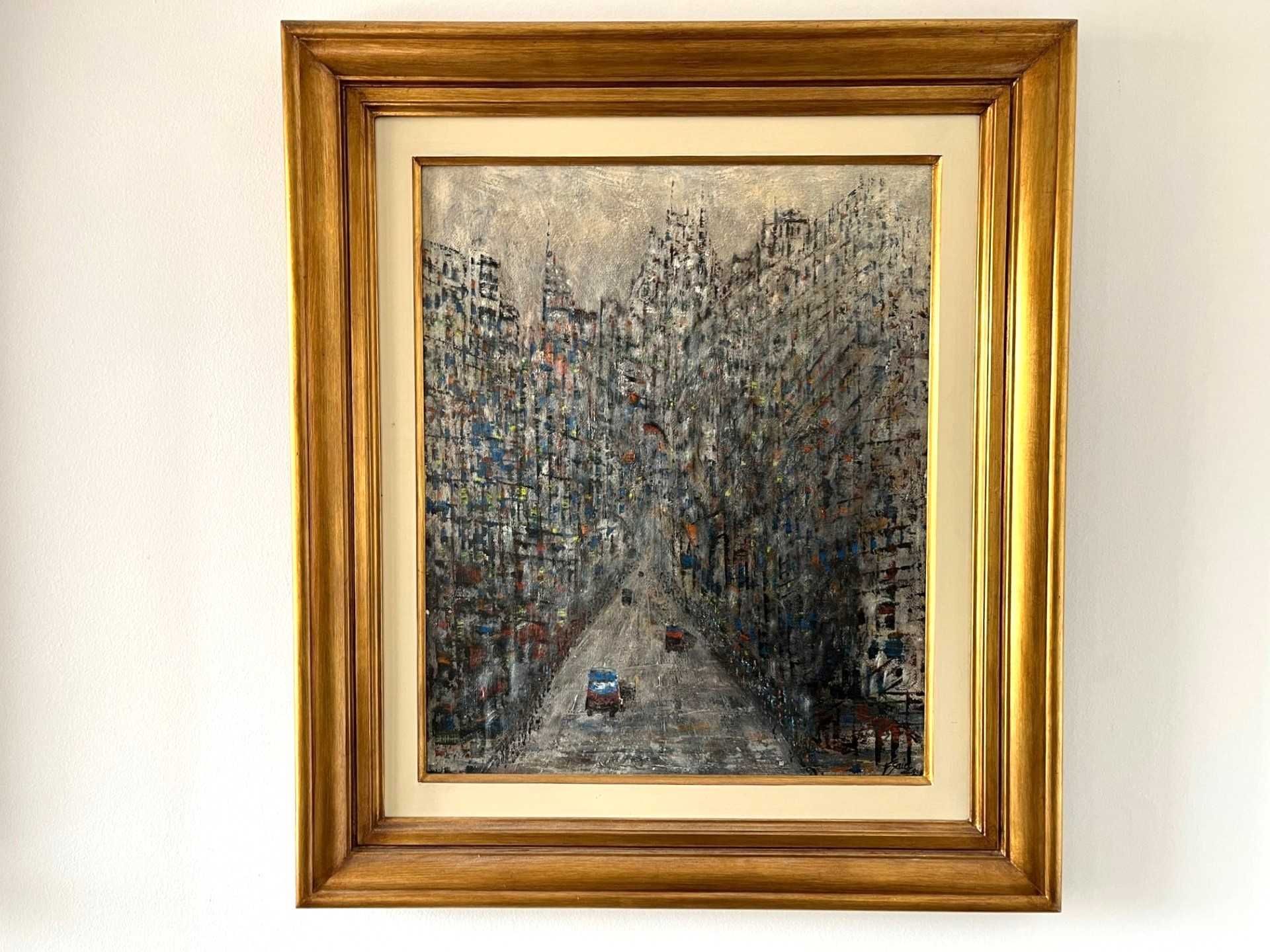 Francisco Gaia, "Rua de Santa Catarina", óleo sobre tela (1991)