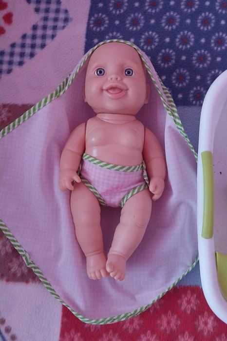 Пупс с ванной,коляска для  пупса , кроватка для пупса
